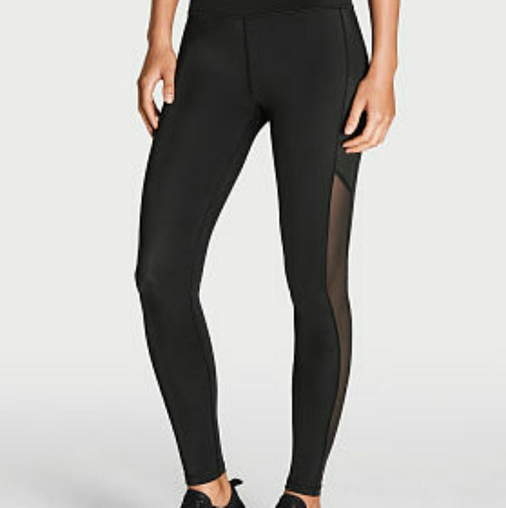 SOLD OUT! VS Sport Yoga Leggings w/ Mesh Inset - Picture 2 of 4